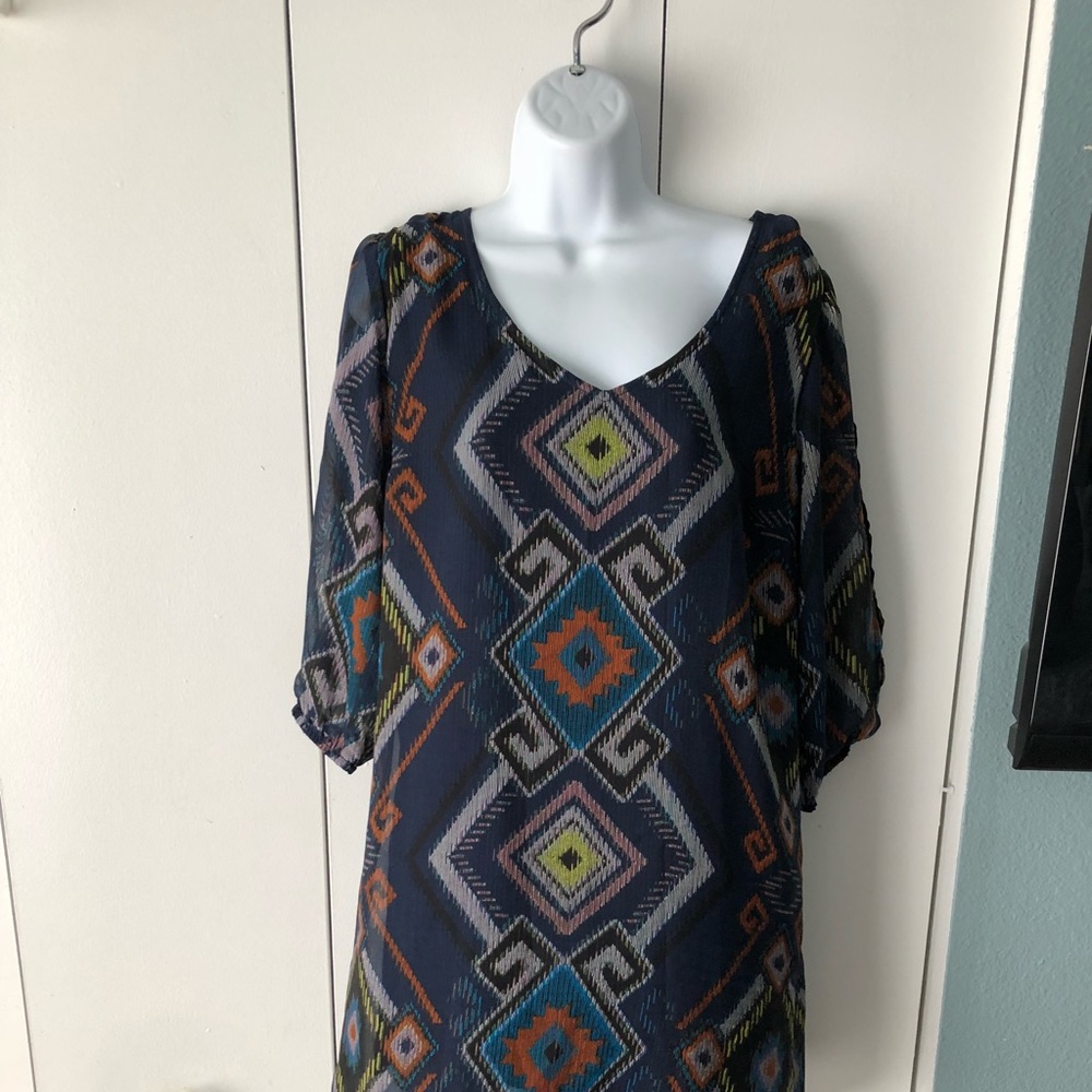 Ethic printed dress